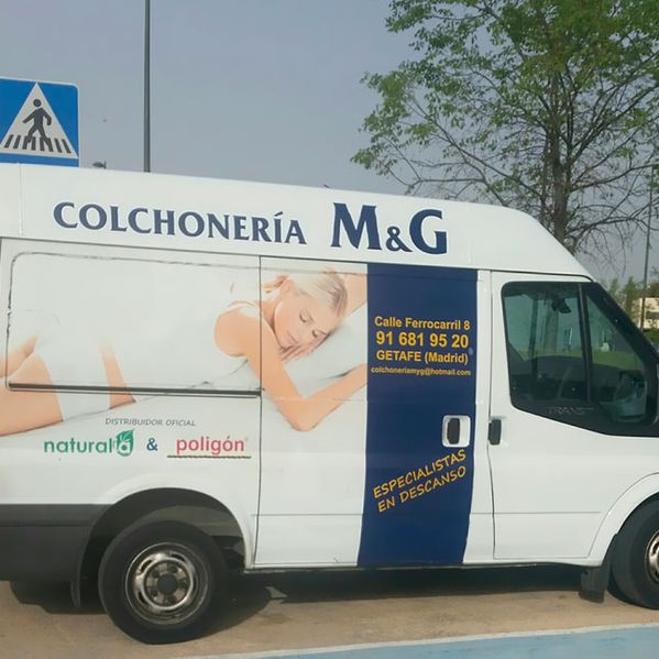 Colchonería M&G furgoneta 2