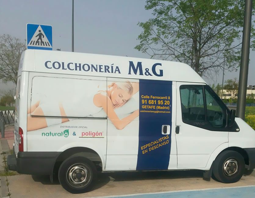 Colchonería M&G furgoneta 